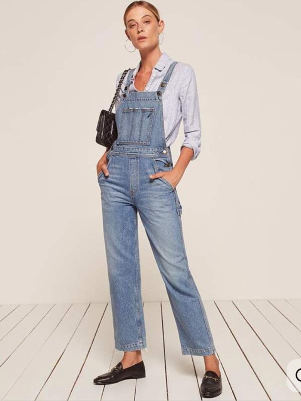 Reformation Johnny Overalls Size Small